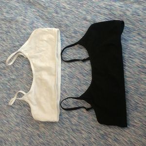 2 Girl's Sports Bras | Size L, 10-12 | Cat & Jack | Adjustable Straps